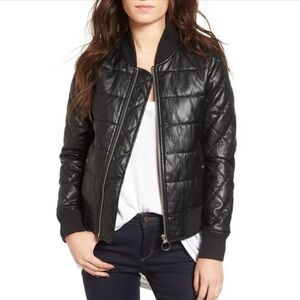 Vigoss Women's Black Bomber Jacket Size Large